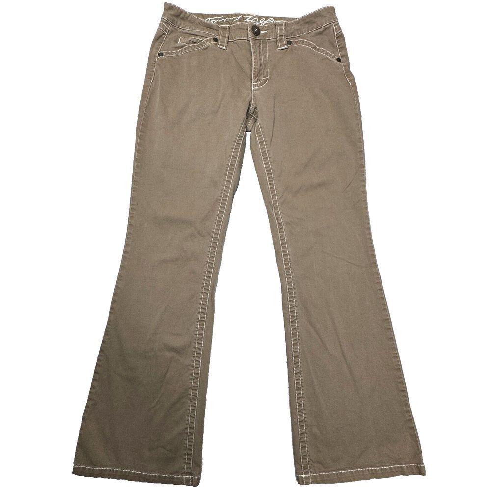 Tommy Hilfiger Jeans Women's Size‎ 8(34x32) Khaki Color Flare